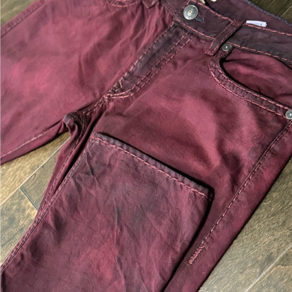 True Religion Dark Red Denim